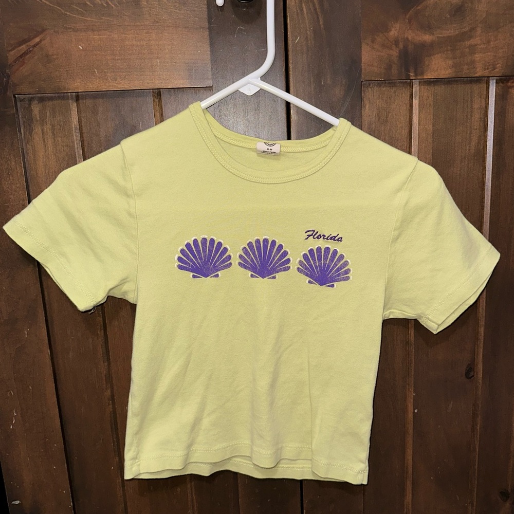 Urban outfitters seashell crop top